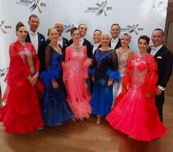 Carsten und Ilona Schlalos am Start bei der DM Masters S III Standard in Wetzlar